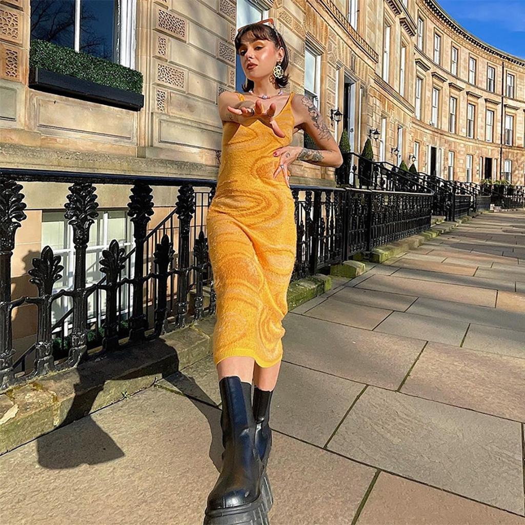 Платье с открытыми плечами от собственного бренда, летнее, пляжное, облегающее, с бретелями-спагетти, сексуальное, вязаное, с узором пейсли и ажурной вязкой, женское