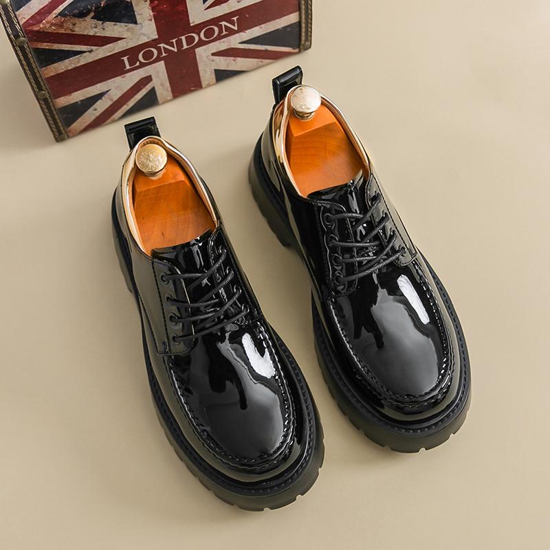 Fashion High Quality Men's Dress Oxford Shoes Thick Bottom Fashion Office Business Shoes Male Designer Casual Leather Formal Suit Shoes