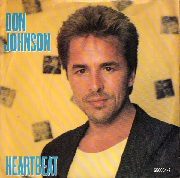 7-дюймовая пластинка DON JOHNSON Heartbeat 6500647 Epic 1986 UK Rock Б/у
