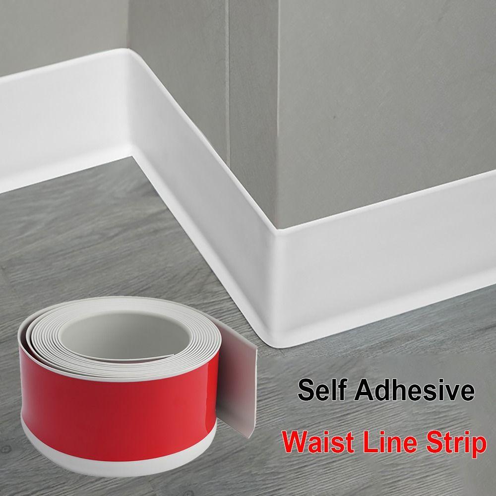 300cm Wall Border Decor Strip Self-adhesive Waist Line Home Baseboard