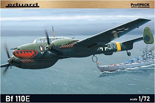 Eduard 1/72 Profipack Messerschmitt Bf110E Немецкие ВВС Пластиковая Сборная Модель EDU7083