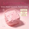 Moldable Crunch Squishy Non-bounce Handmade Ball Boys Girls Cheese Squishy  Kids Adults