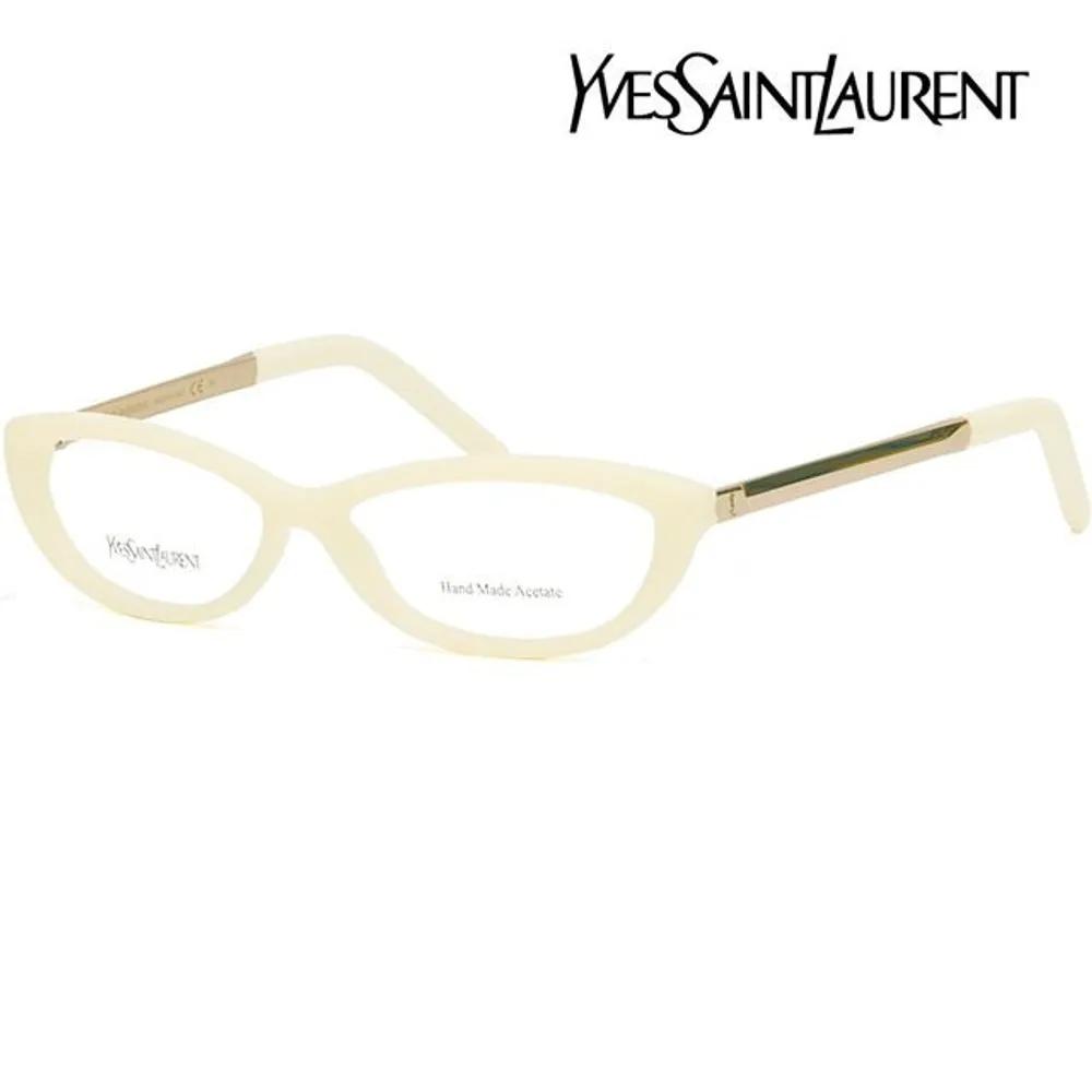 Yves Saint Laurent Оправы для очков YSL6332 8I1 Женская Мужская Слоновая кость Овальная Роговая