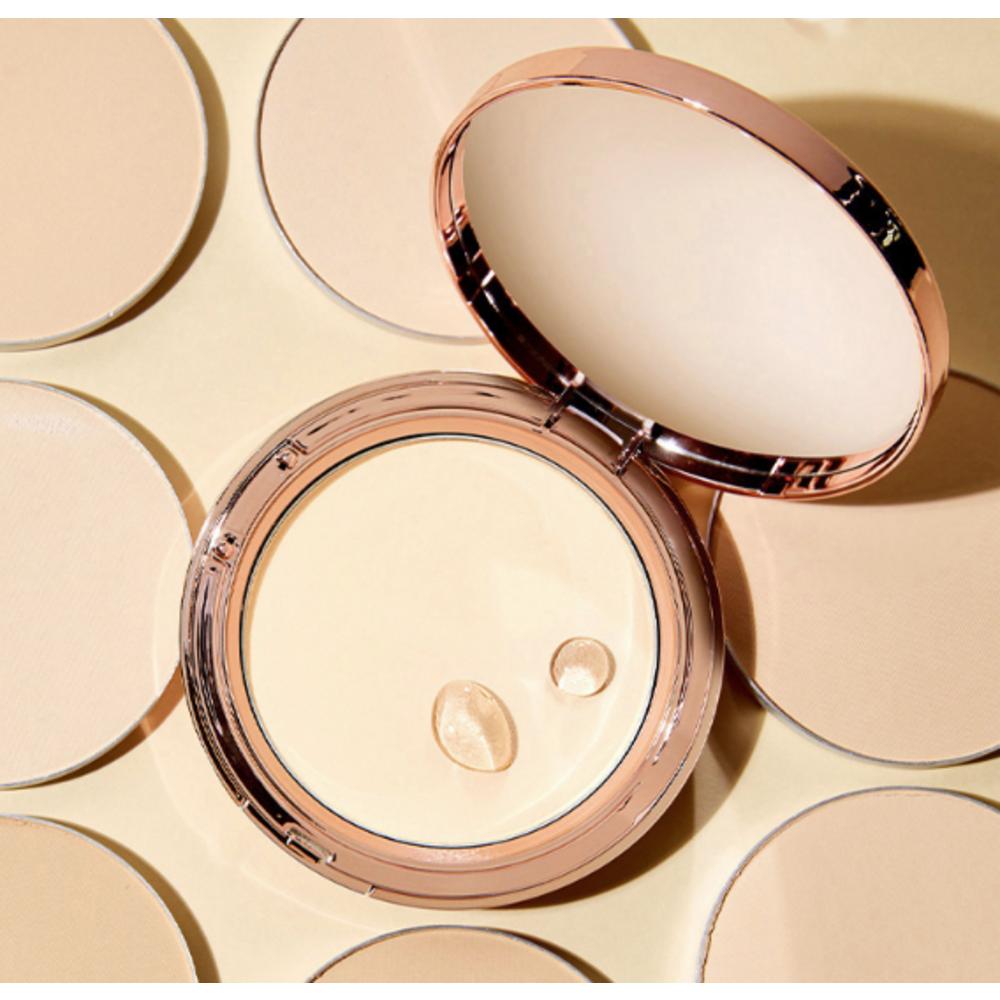 Makeup Helper Art Pact Original Professional Finish Rose Glitter Pact Powder 25 г, нет. 23 Натуральный бежевый, 1 шт.