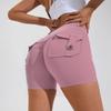 Women's Quick-Dry Fitness Yoga Shorts with Pocket