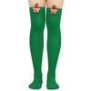 Women's Christmas Stockings Elk Socks Knee-High Over-the-Knee Socks