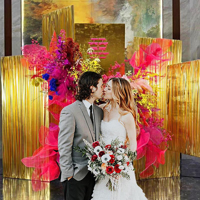 1,5x1 м горячепрессованная золотая ткань для вечеринок полиэстеровая ткань фоновое украшение праздничная ткань занавес реквизит для фотосъемки 3 цвета