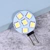 2 шт. светодиодная лампа G4 круглая прожекторная лампа 180 градусов Dc12V 5050 Smd 1 Вт 1,5 Вт 2 Вт теплый холодный белый свет замена галогенной лампы