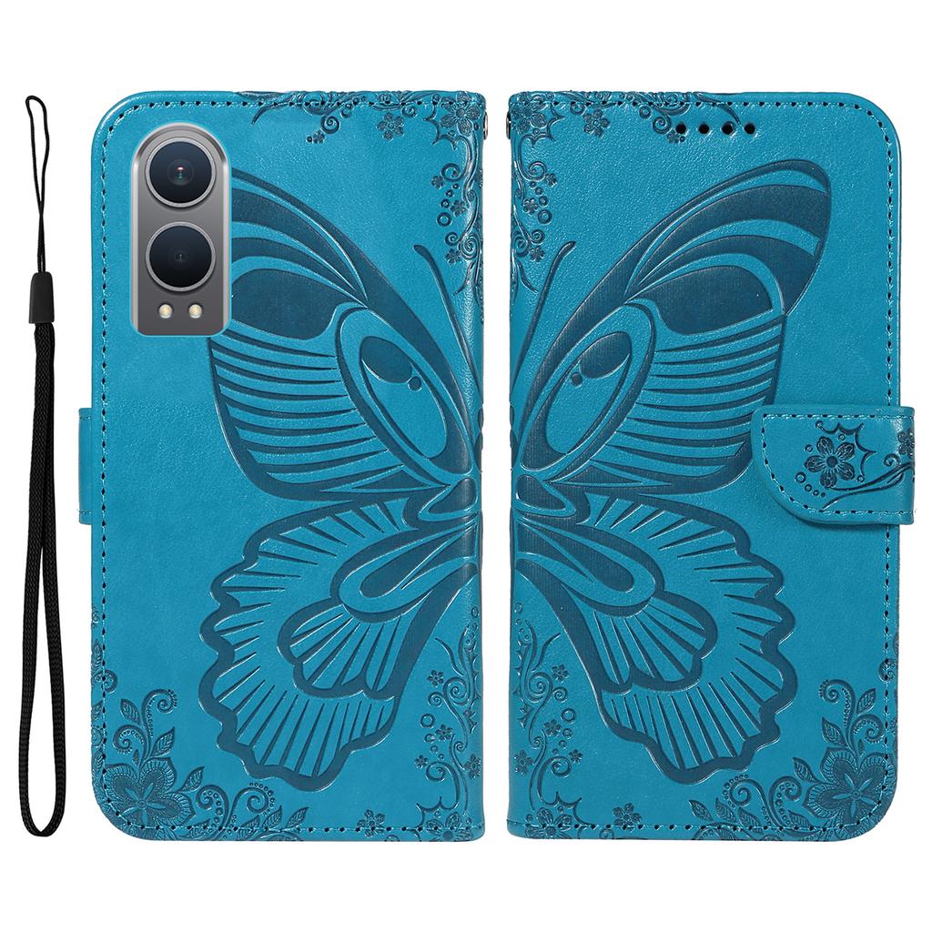 For OnePlus Nord CE4 Lite 5G/Oppo K12x 5G (China) Case Butterfly Pattern Leather Wallet Phone Cover