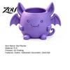 Decorative Bat Planter for Balcony 3D Printed Devil Flower Pot, Gothic Halloween Pot with Unique Plant Holder Windowsills Wings Home Office