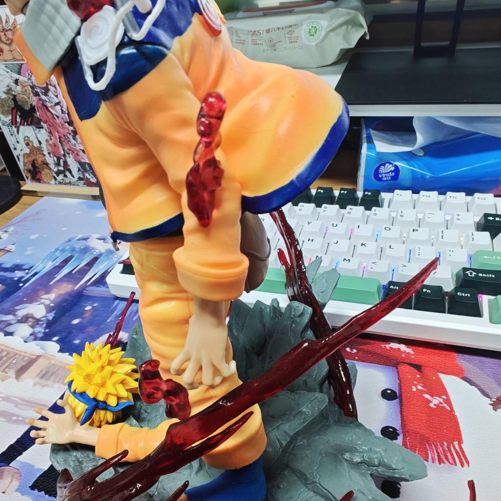 Новая фигурка Naruto Shippuden Premium GK Девятихвостый Наруто Узумаки Серия «Молодость» Сменная голова Коллекционная фигурка Подарок
