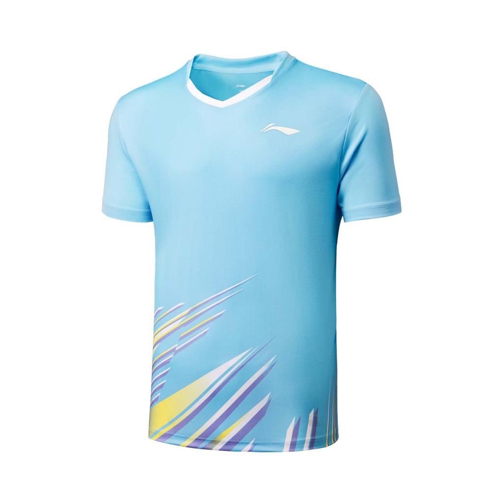 Li Ning Повседневная спортивная одежда Унисекс Лунный Белый Синий/Черный AATU025-3