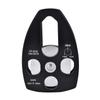 Outdoors Climbing 32KN Rescue Pulley Single Sheave with Swing Plate (Black)