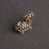 Retro Brass Dragon Tortoise Lucky Mythical Beast Chinese Style Home Decoration Desktop Ornaments Creative Keychain Pendant