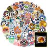 50 Football Trophy Stickers World Cup European Cup Football Trophy Suitcase American Ball PVC Stickers