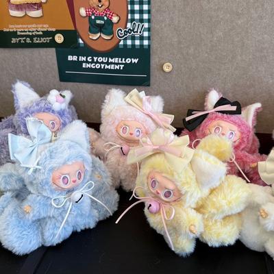 Высококачественная кукла девятихвостая лиса, кукла с виниловым лицом, детская игрушка, фестивальный подарок на день рождения, коллекция для украшения стола