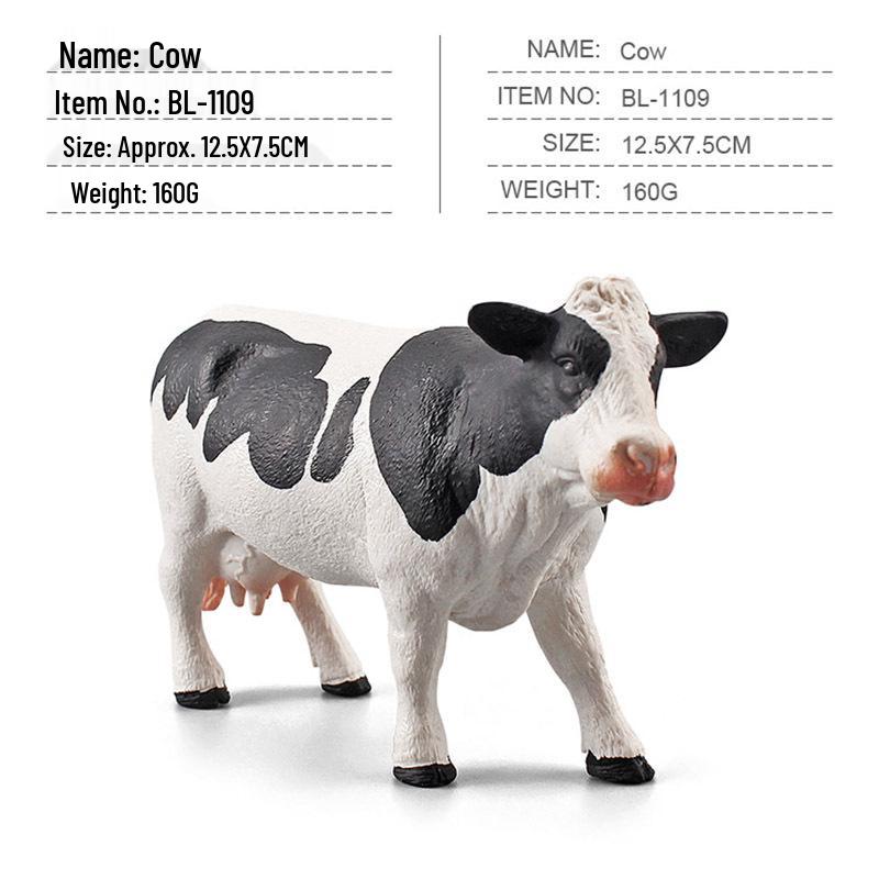 Набор миниатюрных моделей сельскохозяйственных животных для трансграничной торговли: Куры, Утки, Гуси, Коровы и другие