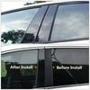 Fit Volvo XC90 2016 2017-2023 8Pcs Glossy Black Pillar Posts Stickers Car Door Window Exterior Trim Cover Decoration Accessories