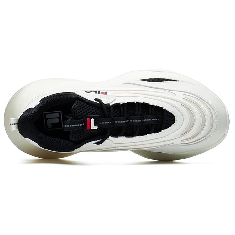 Fila Fusion Ray 2 Ткань Синтетическая кожа ТПУ Толстая подошва Ретро Амортизирующие Износостойкие Дышащие Низкие Папины кроссовки Мужская кроссовка T12M125201FWA