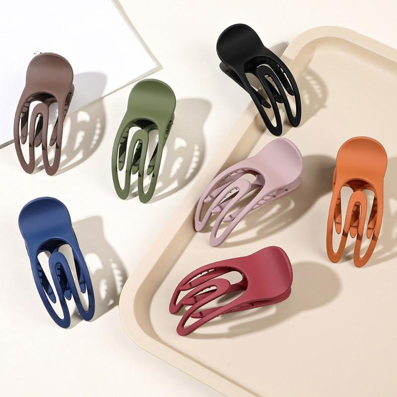3 шт. Матовый зажим для волос, сильный захват, заколки, большой зажим-краб для волос для женщин, девушек, тонких, редких волос, аксессуары для укладки