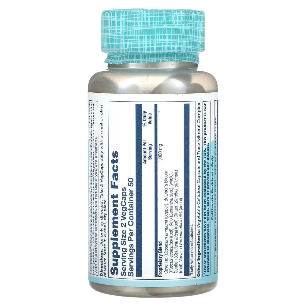 SOLARAY Circulus Blend Sp-11B Вегетарианские капсулы, 100 шт.