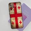 Georgia Flag Case For Oppo A15 A16 A17 A52 A72 A76 A96 A74 A94 A53 A54S A57S A58 A78 A98 A77 Phone Cover
