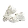 Skechers Сандалии DLites Panda Кожаные Прочные Нескользящие Спортивные Сандалии Женские Сандалии Белые 119309-WHT