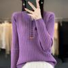 Autumn Women's Sweater Temperament Pullover Round Neck Regular Sweater Women's Knitwear
