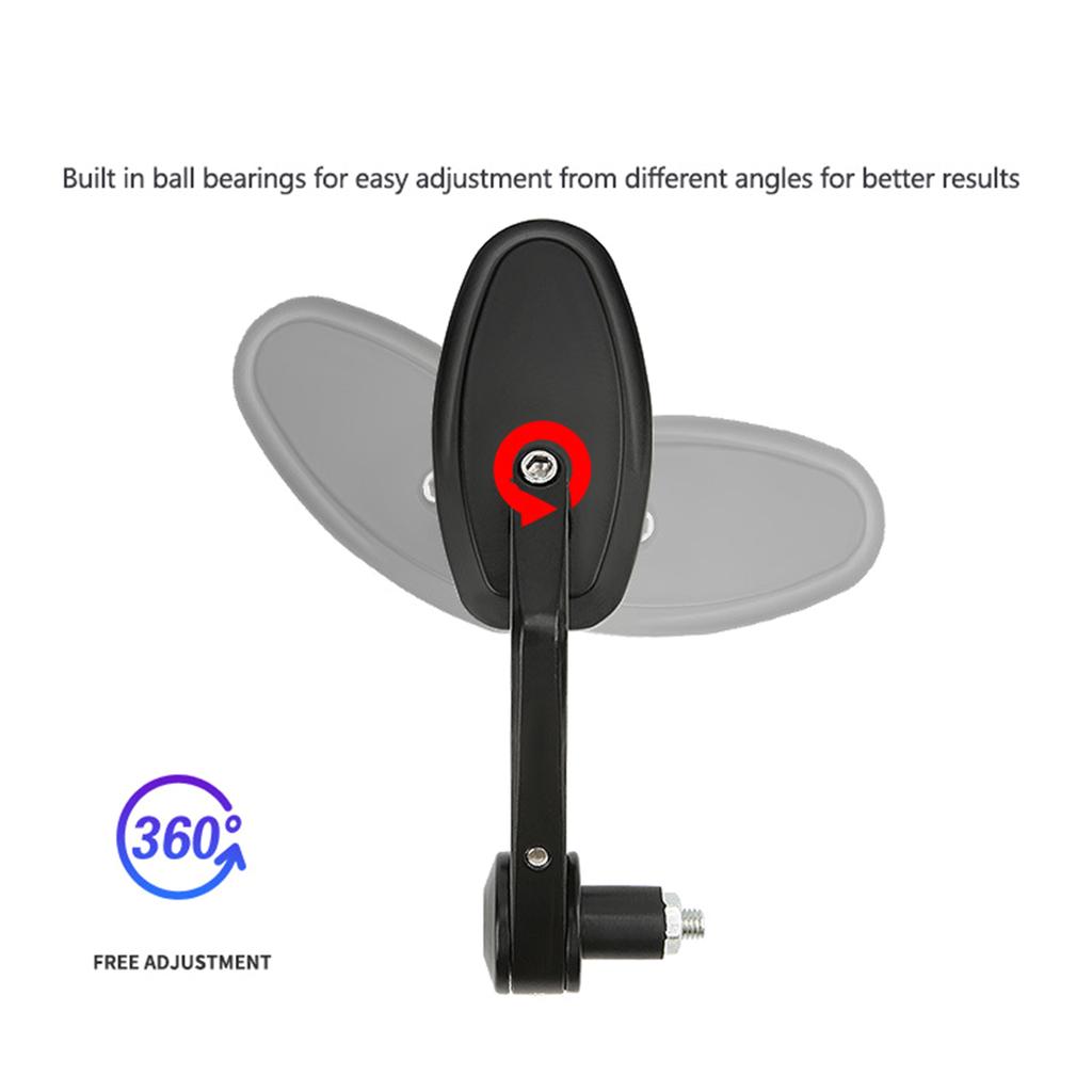 Универсальные зеркала-отражатели для 7/8 "22 мм, конец руля, зеркало заднего вида для электромобилей, зеркала для слепых зон, мотоциклы