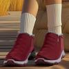Модные черные винно-красные балетки, зимние короткие плюшевые хлопковые ботинки до щиколотки для женщин, повседневная обувь, нескользящие теплые женские боты