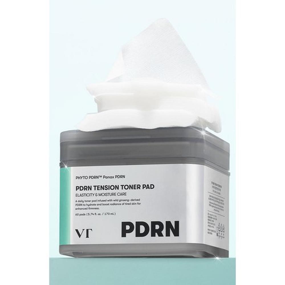 VT PDRN Тонизирующие диски для упругости кожи 170 мл (60pcs) – Укрепляющий уход, Уход с помощью патчей, Корейский
