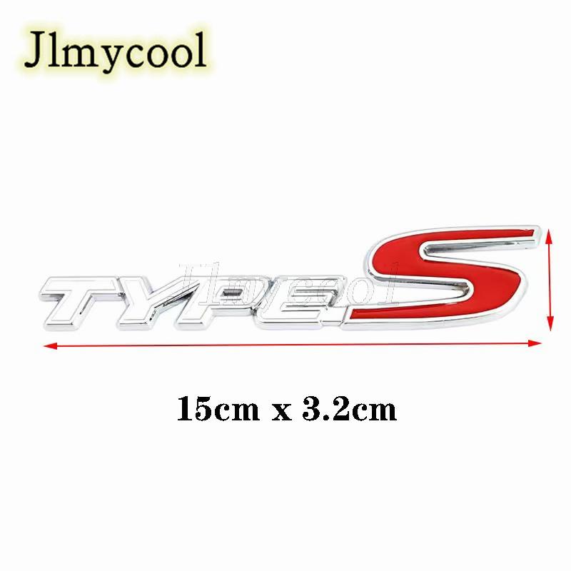3D Metal Type R Car Sticker Badge Emblem Type S Decal For CIVIC FD2 FA 5 Mugen TypeR Racing Auto Styling Self-adhesivea