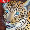 5D DIY Алмазная картина Леопардовый горный хрусталь Картина Полный квадрат Алмазная вышивка Животный комплект Декор для дома