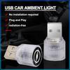 Для Opel Astra H G Corsa Insignia Astra Antara Meriva Zafira Салон Автомобиля Стайлинг Салона USB Атмосферная Подсветка Портативная Мини Светодиодная Party Лампа