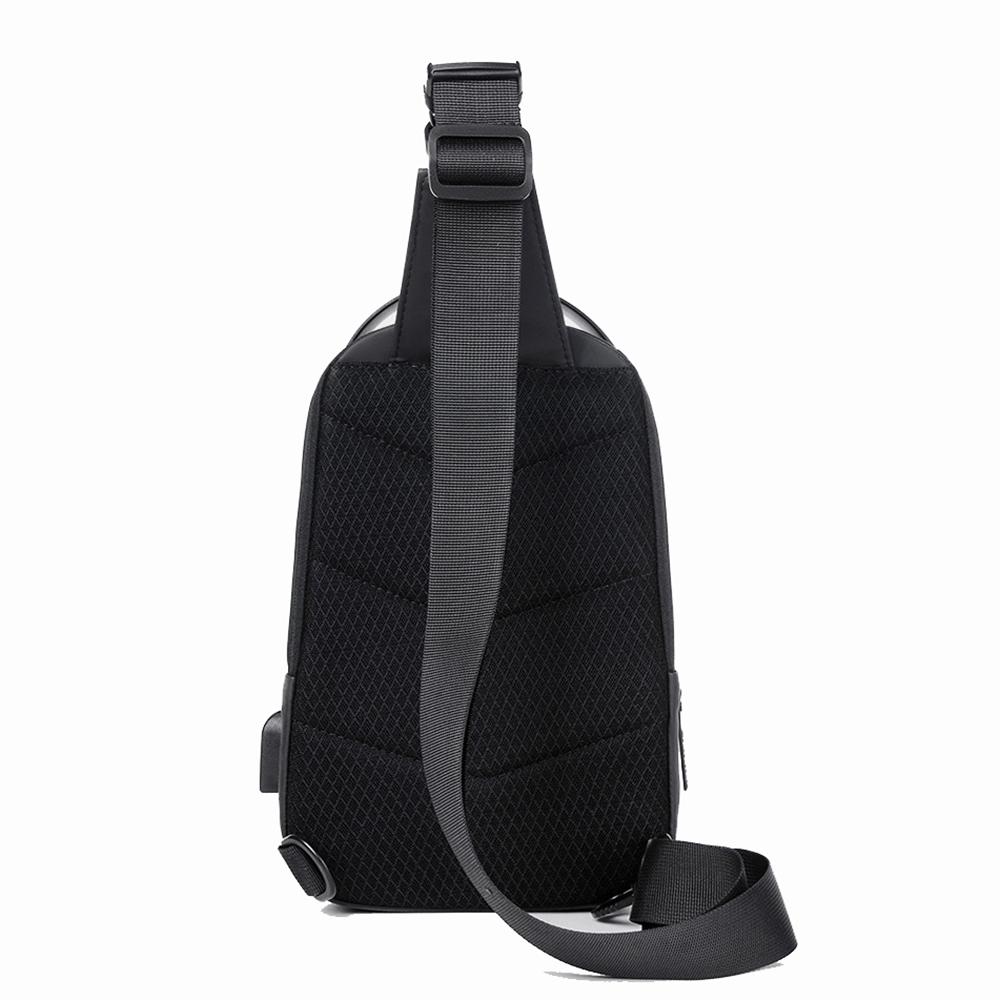 WEIXIER Men Fashion Multifunction Shoulder Bag Crossbody Bag On Shoulder Travel Sling Bag Pack Messenger Pack Chest Bag For Male