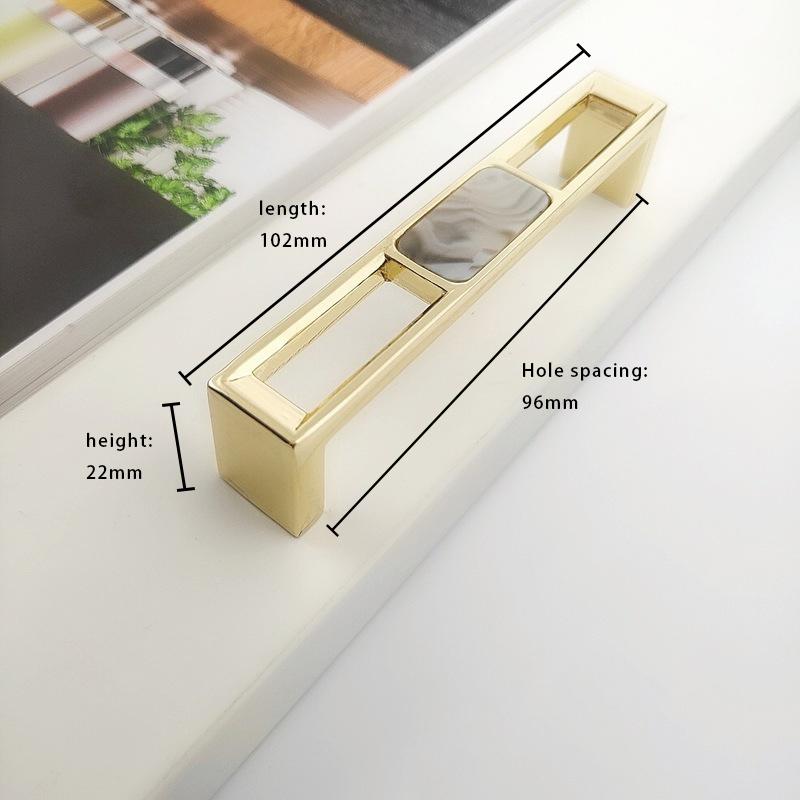 Дверные ручки и ручки из цинкового сплава для корпуса шкафа, элегантные ручки для мебели из смолы, ручки для ящиков кухонных шкафов, рычаги для внутренней отделки