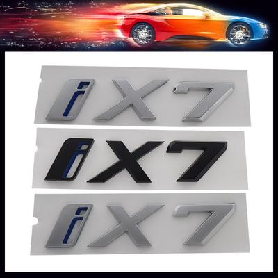 3D Премиум IX7 и X7 для электромобилей IX7 и X7 Капот крыло багажник Задняя наклейка эмблема значок стикер