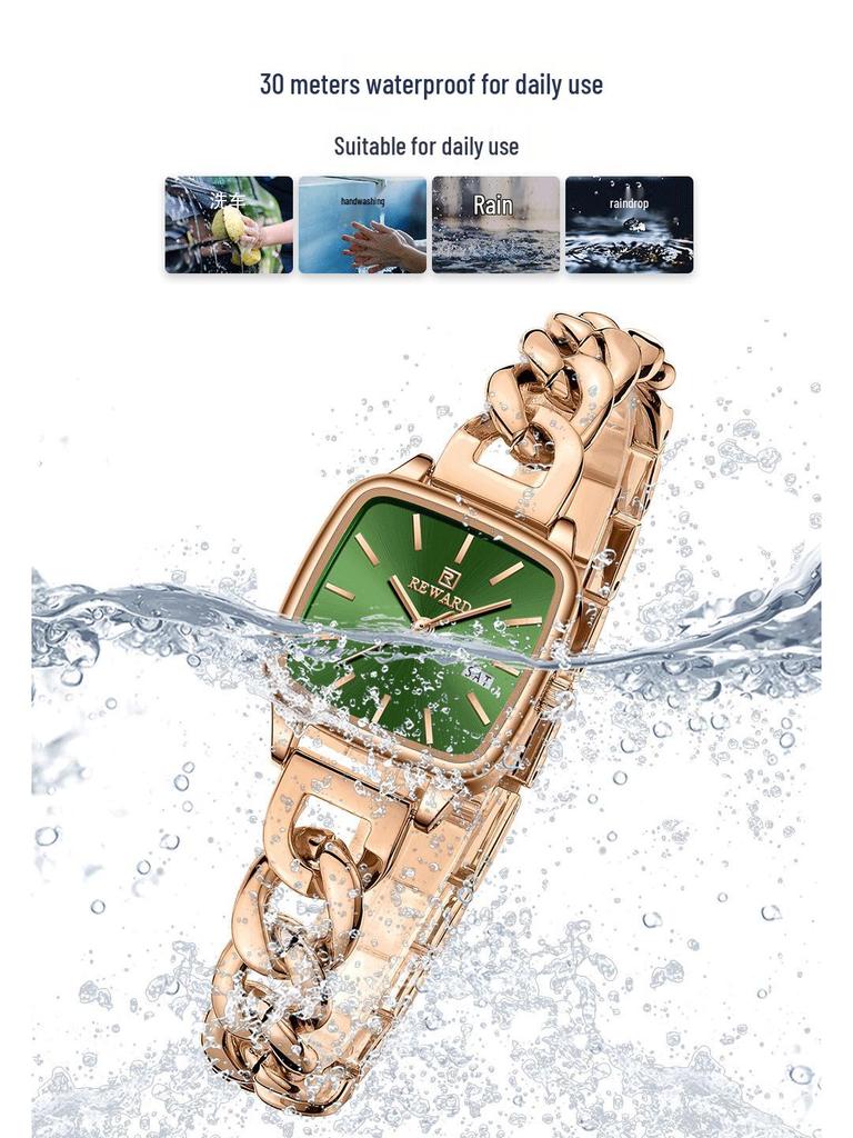 Элегантные женские часы «Сахарный кубик»: Легкая роскошь и модный дизайн