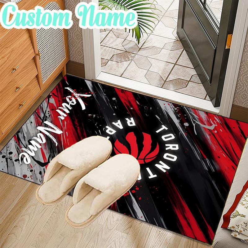 Custom Name Raptors basketball Logo Rug Office Rug Chair Mat Non Slip Carpet Rugs for Bedrooms Dining Room Living Room Home Decor gifts