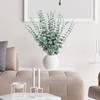 20 шт., искусственные растения, многоразовые, имитация стеблей эвкалипта, реалистичная зелень для свадебного украшения дома
