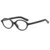 Dark Red Small Frame Glass Frame Retro Oval Glasses Eyewear Decorative Computer Anti-Blue Round Eyeglasses For Female