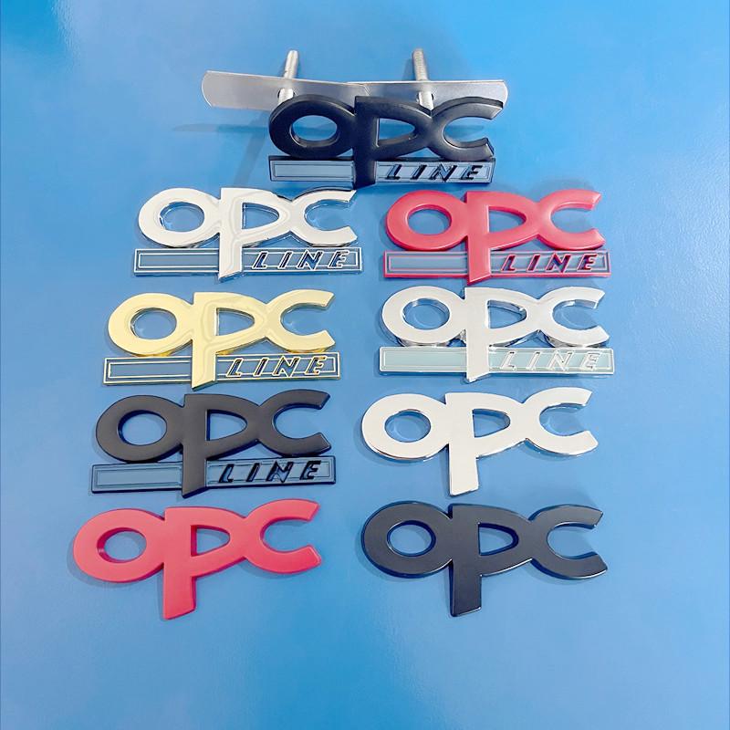 3D Metal OPC Line Car Rear Boot Trunk Emblem Badge Sticker Decal Accessories For Opel Insignia Corsa E Astra z0 H J D Zafira Vectra