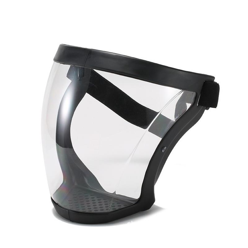 Safety Face Shield Anti-splash Anti-fog Features with Adjustable Headband for Office and Travel