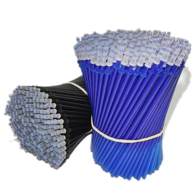 100 шт./компл. Kawaii стираемые сменные ручки стираемые ручки гелевая ручка для эскизов канцелярские принадлежности для тетрадей школьные принадлежности милые детские карандаши