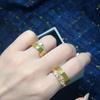 Французское ретро позолоченное персонализированное креативное кольцо с бриллиантом, изысканное кольцо класса люкс