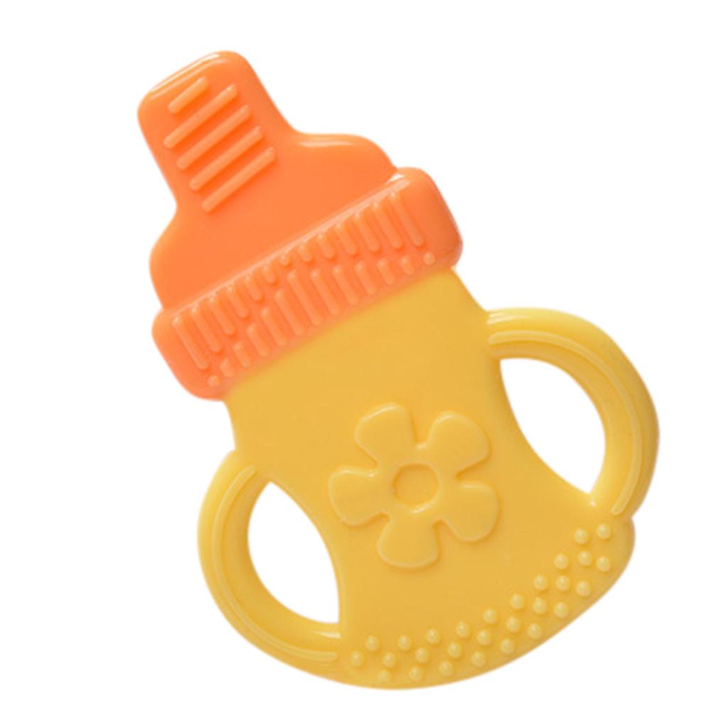 Детские игрушки для прорезывания зубов Мягкий силиконовый держатель для прорезывателей с фруктами