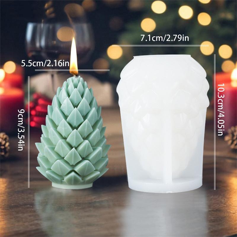 3D Christmas Tree Elk Relief Cylinder Candle Silicone Mold Merry Christmas Letter Snowflake Cylinder Candle Molds Christmas Gift