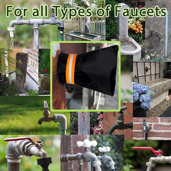 Крышки для наружных кранов для зимы, наружные садовые краны, изоляционные носки, чехол для шланга