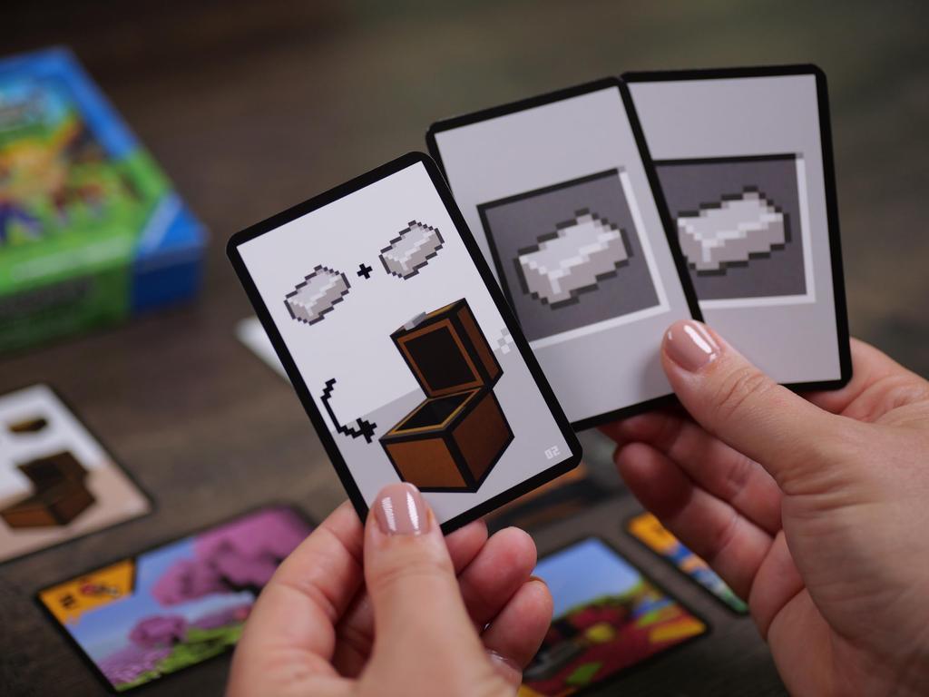 Настольная игра Ravensburger Explorers 22588 0 Рекомендуемый стол Minecraft Подарок Minecraft Minecraft (Карточная игра) Возраст 8+ [Карточная игра, Игра, Minecraft, Игра,