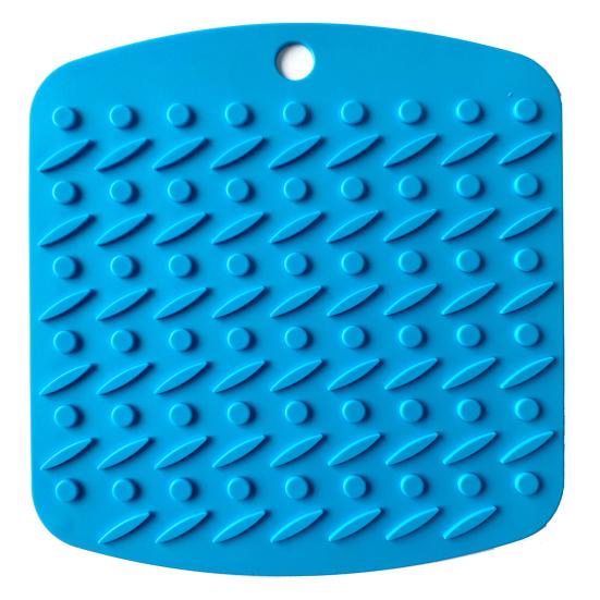 Kitchen Table Placemat Silicone Square Pot Holder Mat Non Slip Hot Pad Spoon Rest